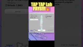 You TAP - you GET! I'm testing TAP TAP Lab Solana (SOL)! 🎮💰