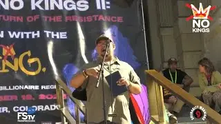 Joe Salazar Speaks at No Kings 2 in Denver
