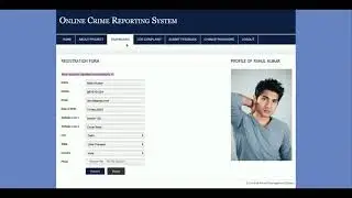 Online Crime Reporting System | PHP and MySQL Project Source Code | PHP MySQL CRUD Project
