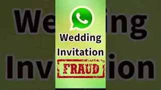 Whatsapp Wedding Invitation Scam ! Online Fraud ! Must Watch