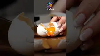 Satisfying Glass Egg Cut &ndash; Yolk Meltdown ASMR 🍳✨ #asmr #ai