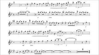 Alto Saxophone Play-Along - Anything Goes by Cole Porter - with sheet music