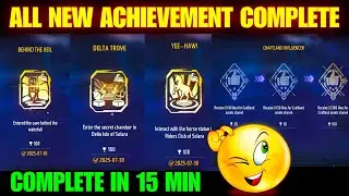 HOW TO COMPLETE ALL NEW ACHIEVEMENT MISSION IN FREE FIRE || NEW ACHIEVEMENT MISSION COMPLETE TRICK