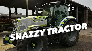 DAY 983 POLICE TRACTOR DAY 2 & CLAAS XERION SERVICE #OLLYBLOGS  #AnswerAsAPercent