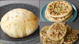 Aloo Butter Naan Recipe | Potato Stuffing Butter Naan | Aloo Naan Recipe | N'Oven