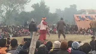 SDR me kushti dangal jogiya block ke karauna Masina chaurahe par #kushti #video