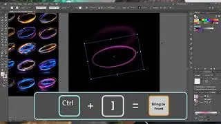 Recreating Amazing light effects in Illustrator
