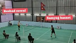 MS - FINAL Samyog B. v/s Reshod S. !! Bhaktapur District Wada Cup Badminton Championship