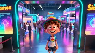 Simple Simon 🍰 &ndash; At the Gadget Expo 🤖 | Fun Kids Rhyme Video | Preschool Learning & Adventur