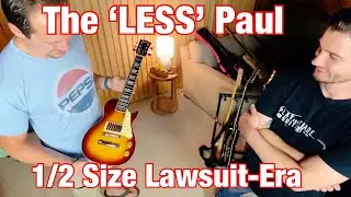 1975 год, &laquo;LESS&raquo; &mdash; гитара Les Paul времён Paul Lawsuit (подделка Gibson). MIJ Bradley Teeny Tiny LP 🕺🎸