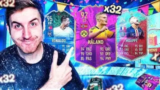 What do you get from 32 Guaranteed FUT Birthday Party Bag 3 Packs?