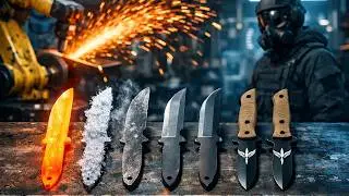 Inside an Israeli Sayeret Matkal Combat Knife Factory: From Steel to Elite Blade (Full Process)