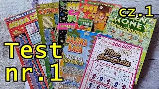 Zdrapki#753|TEST ZDRAPEK Z NUMEREM 1|CZĘŚĆ 1|REWELACJA 😃😄😁