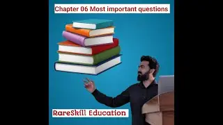 Computer Science Class 11th Chapter # 06 Most Important Questions || RareSkill Education