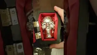 Yeagers Poured Silver (YPS) 1 Kilo Skull