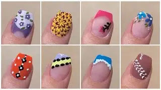 10 простых вариантов дизайна ногтей с использованием подручных средств || Новые идеи дизайна ногтей в домашних условиях