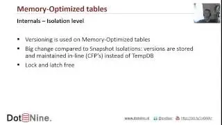 In-Memory OLTP Part 2 : Memory-Optimized tables