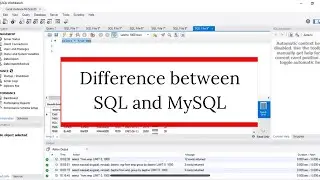 Difference Between SQL and MySQL | SQL Interview Questions and Answer