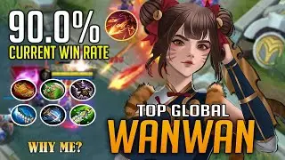 90% Current WR Wanwan Best Build 2020 | Gameplay by Top 1 Global Wanwan - WHY ME? | Mobile Legends
