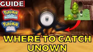 Где поймать Unown в Brilliant Diamond Shining Pearl Guide