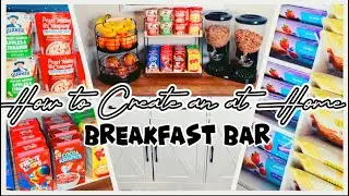 ✏️BACK TO SCHOOL Breakfast Ideas 🍎Create an Easy Grab and Go Breakfast Station at Home