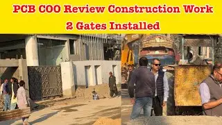 Qaddafi Stadium Construction Latest Update | New Room Outside stadium Build | 2 Gates Installed