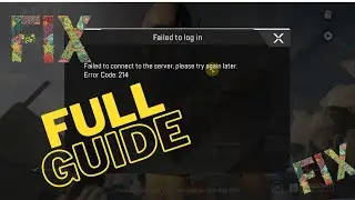 How to fix apex legends mobile error code 214(Full Guide)