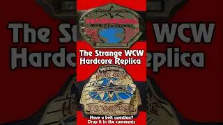Random Wrestling Belt Fact WCW Hardcore Replica Belt #shorts #collection #wwe  WWE Belt Review