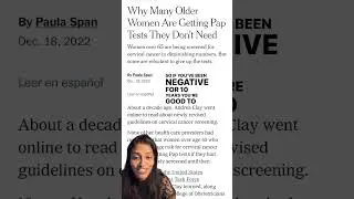 You Can Stop Getting A Pap Test For Cervical Cancer Screening If You Are 65 - TheFibroidDoc