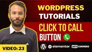 How to Add Click to Call Button in WordPress Site | WordPress Tutorial #23