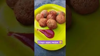 Crispy Appa Recipe 😋 | South Indian Snack | #Shorts #palaksainn #apparecipe #ytshorts