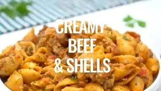 Creamy Beef and Shells