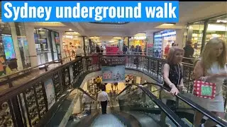 Sydney underground walk | Sydney Central Plaza (Myer)-QVB -Town Hall-  George street|Australia 🇦🇺