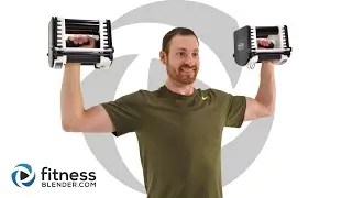 Quick 10 Minute Upper Body Strength Workout - Dumbbell Upper Body Workout