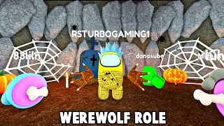 Among us (Imposters & Roles) *🐺WEREWOLF ROLE* Gameplay Part 169 - Roblox