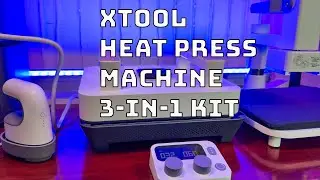 xTool Heat Press Machine 3-in-1 Kit 💥👈🏾 unboxing set up