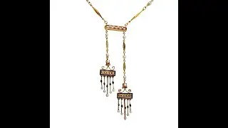 Antique French Gold Neglig&eacute;e Wedding Necklace