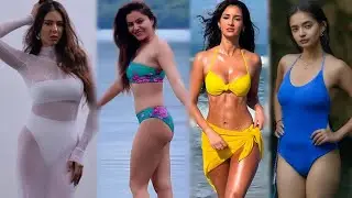Top 4 Bikini Looks Of Indian Actress || Indian Actress Bikini Complition 2025 | The Bollywood Mirchi