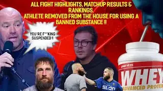 *fight HIGHLIGHTS & matchup RESULTS* BANNED substances, MEDICAL cancellations & more&hellip;!!