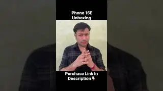 iPhone 16E Unboxing & First Look With Specifications | iPhone 16E Unboxing & Review | #iphone16e
