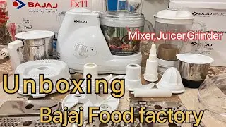 Bajaj fx11 Food factory Unboxing Best Mixer Juicer Grinder bajaj food processor @gurugenius2588