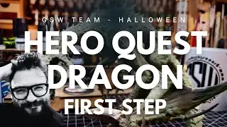 TUTORIAL: Hero Quest Dragon Custom - Maxx Formula GSW #greenstuffworld #paintingminiatures #dragons