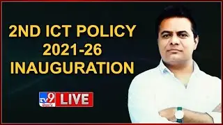 Minister KTR LIVE | Inauguration of 2nd ICT Policy 2021-26 | HICC - TV9