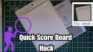 Paper Crafting Score Board Visibility Hack: Find the Invisible Lines