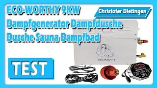 ECO-WORTHY 9KW Dampfgenerator Dampfdusche Dusche Sauna Dampfbad