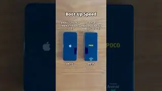 iPhone 13 Pro Max vs Poco X7 Pro Boot Up Speed (iOS 18.3 vs Android 15)