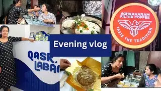 ഗുരുവായൂരിലെ പുത്തൻ രുചികൾ ||Aghraharam Filter Coffee ||QASR,LABAN||Malayalam Vog||@magicwithsree 