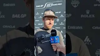 Erik Heil GER after Day 1 of SailGP Sassnitz #sailgp #ligazeglarska