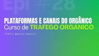 Plataformas e Canais de Tr&aacute;fego Org&acirc;nico