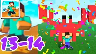 Craft Runner - Miner Rush: Building and Crafting - Gameplay Part  All Levels 13-14 (Android, iOS)